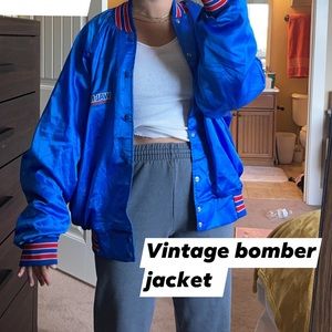 COPY - Vintage blue bomber jacket